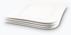 Vit Lilja NY middagstallrik 27x27 cm 4 st