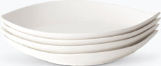 Vit Lilja pasta-/salladstallrik 4 st