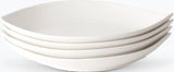 Vit Lilja pasta-/salladstallrik 4 st