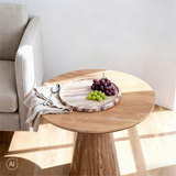 Natural Marble fat Ø25 cm