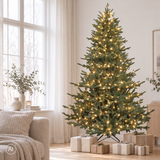 Julgran med LED-ljus  210 cm