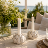 Lotus White ljusstake 2 st