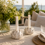 Lotus White ljusstake 2 st