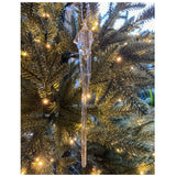 Juldekoration istapp med droppar 4 st