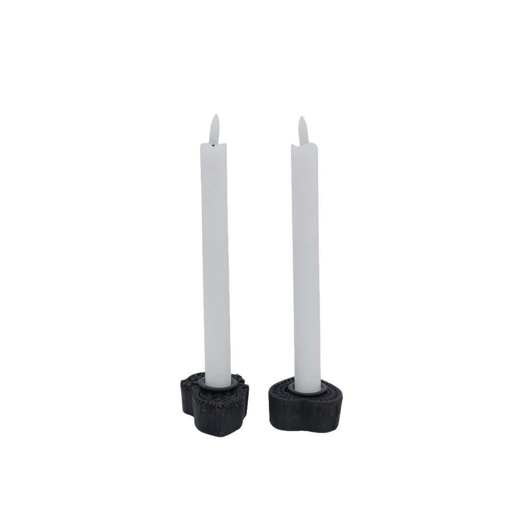 Candela kronljus vit 2 st