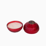 Cinnamon rött ornamenterat doftljus