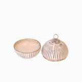 Cinnamon silverfärgat ornamenterat doftljus