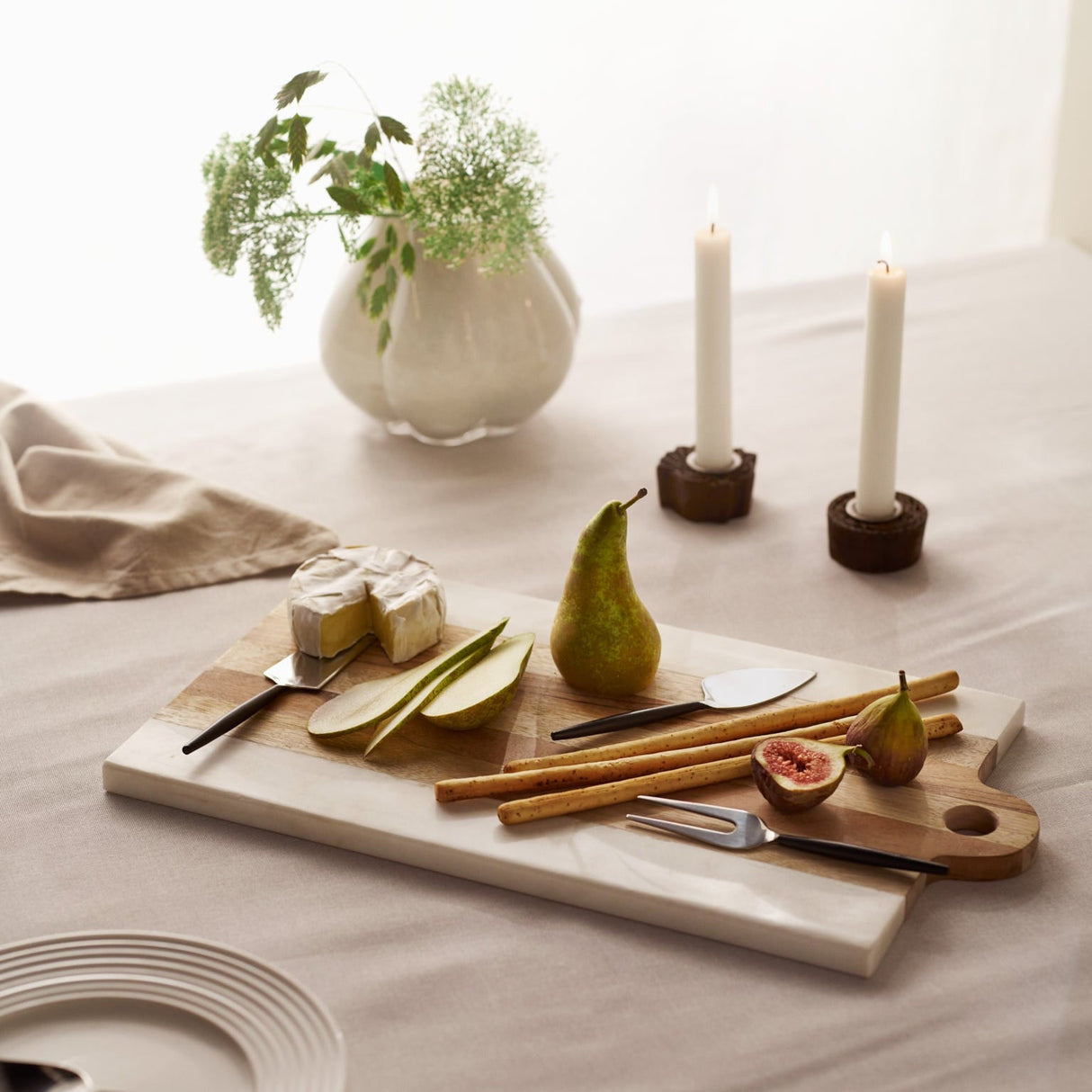 Patterns ljusstake brun set om 2