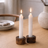 Patterns ljusstake brun set om 2