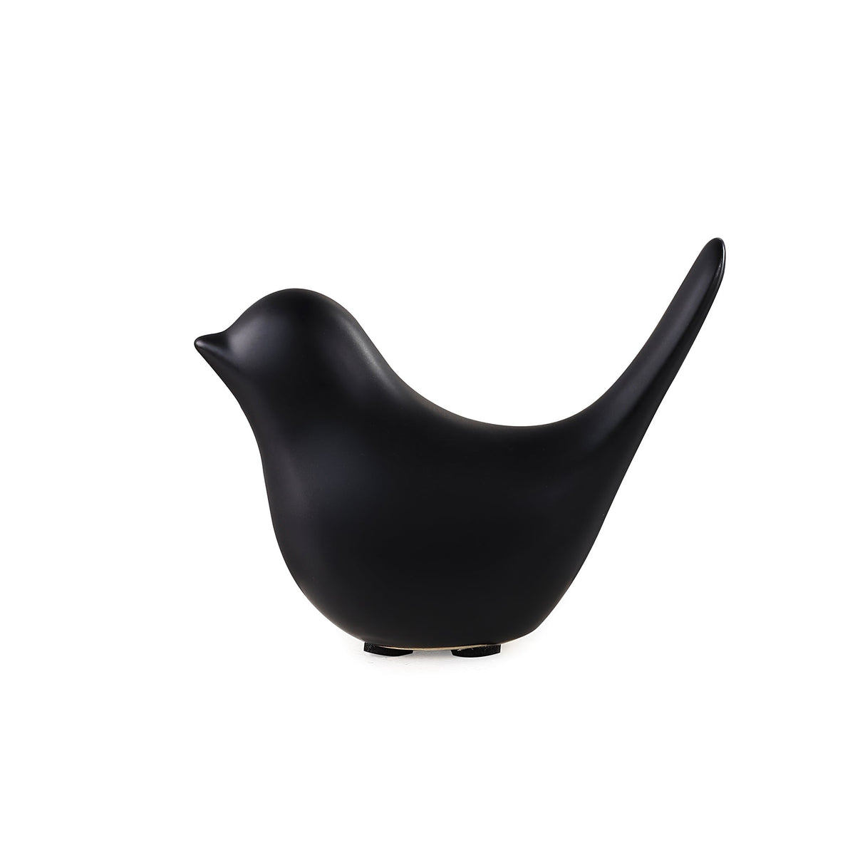 Bird figur svart liten