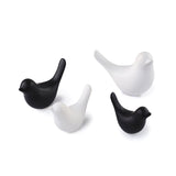 Bird figur vit medium