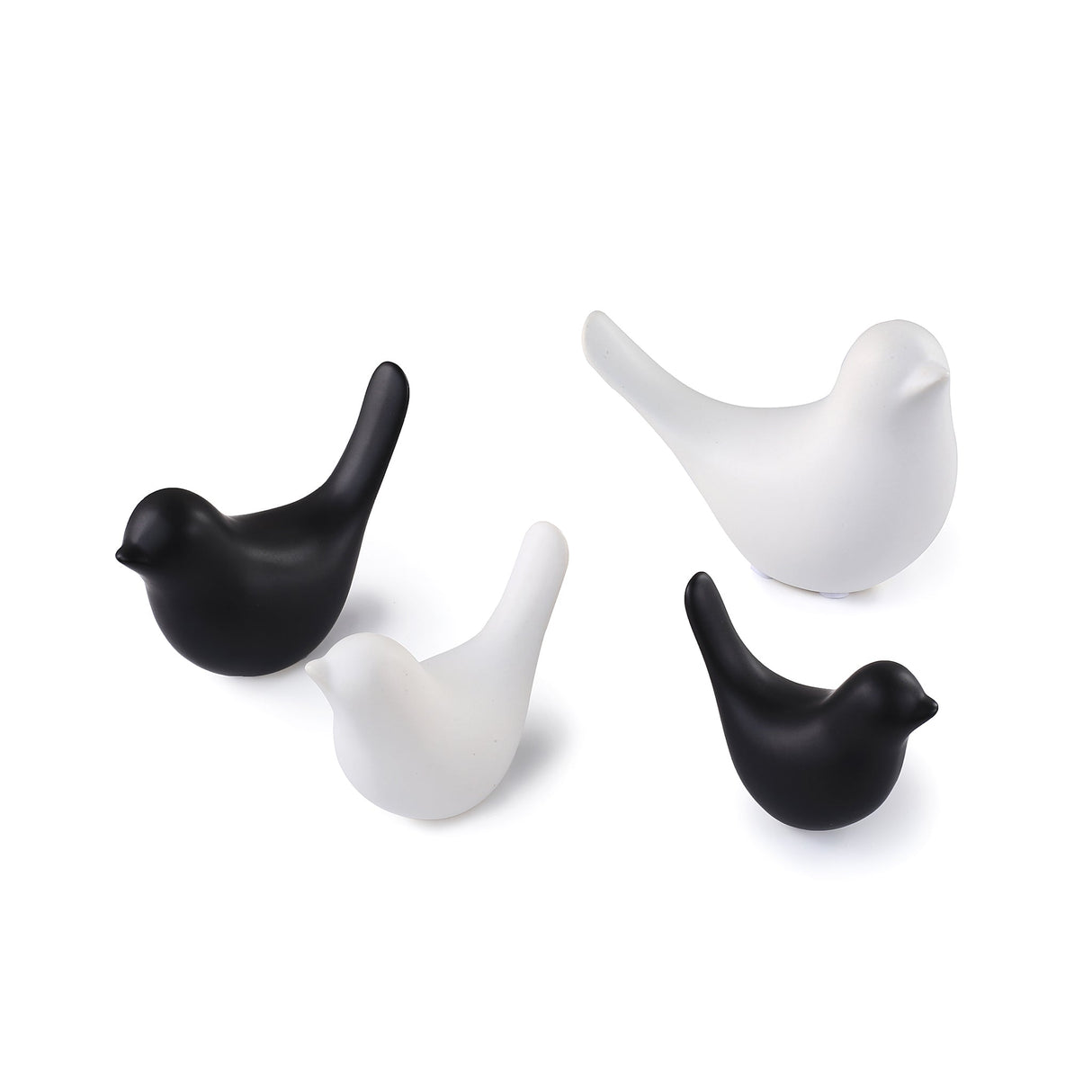 Bird figur svart liten