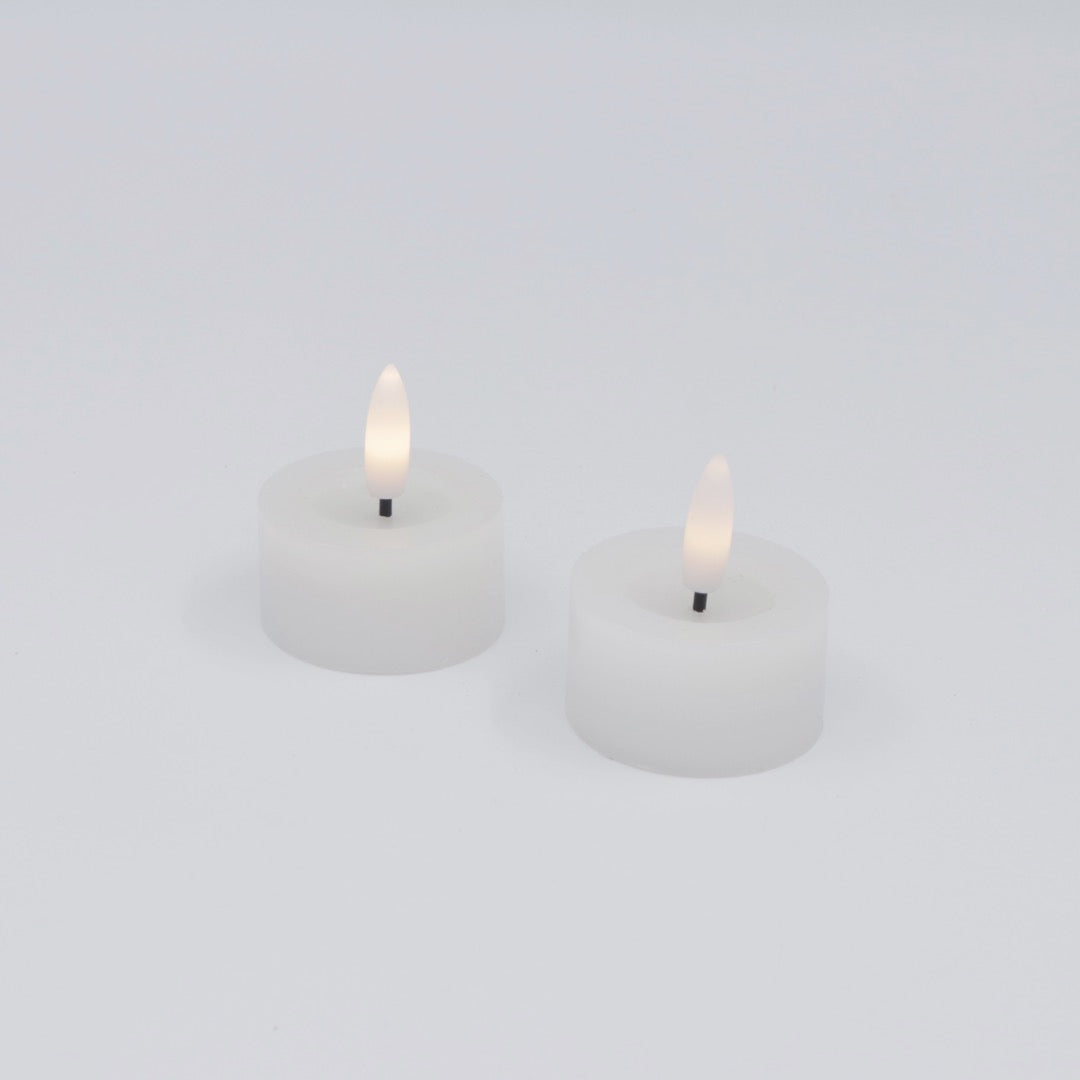Candela värmeljus vit 2 st