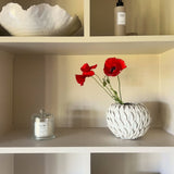 Peony White vas