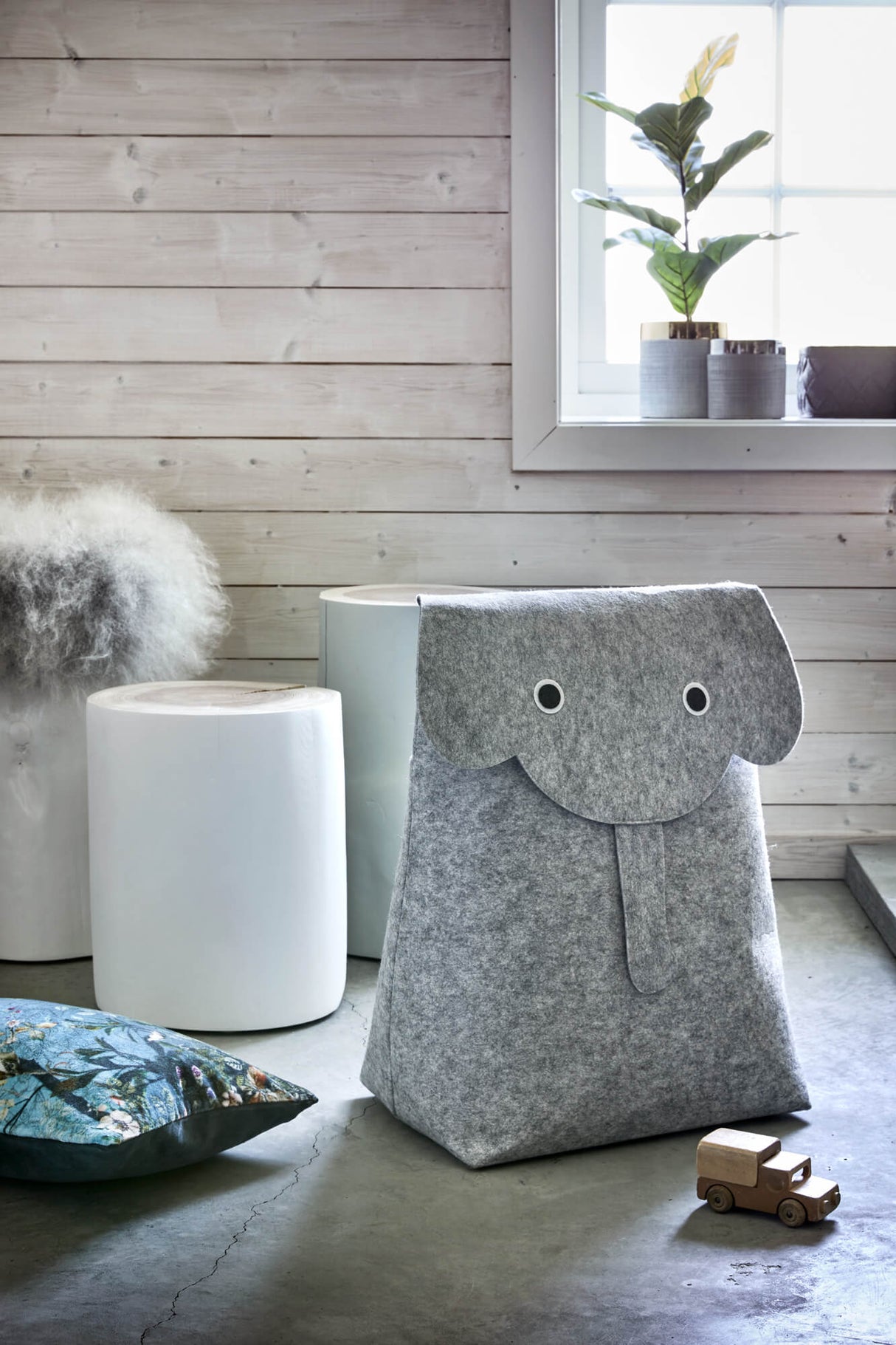 Elephant förvaringskorg/bag