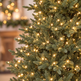 Julgran med LED-ljus 180 cm
