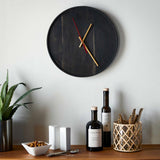 Secundo Black väggklocka