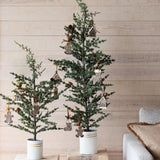 Pepperkakehus julepynt 4 st