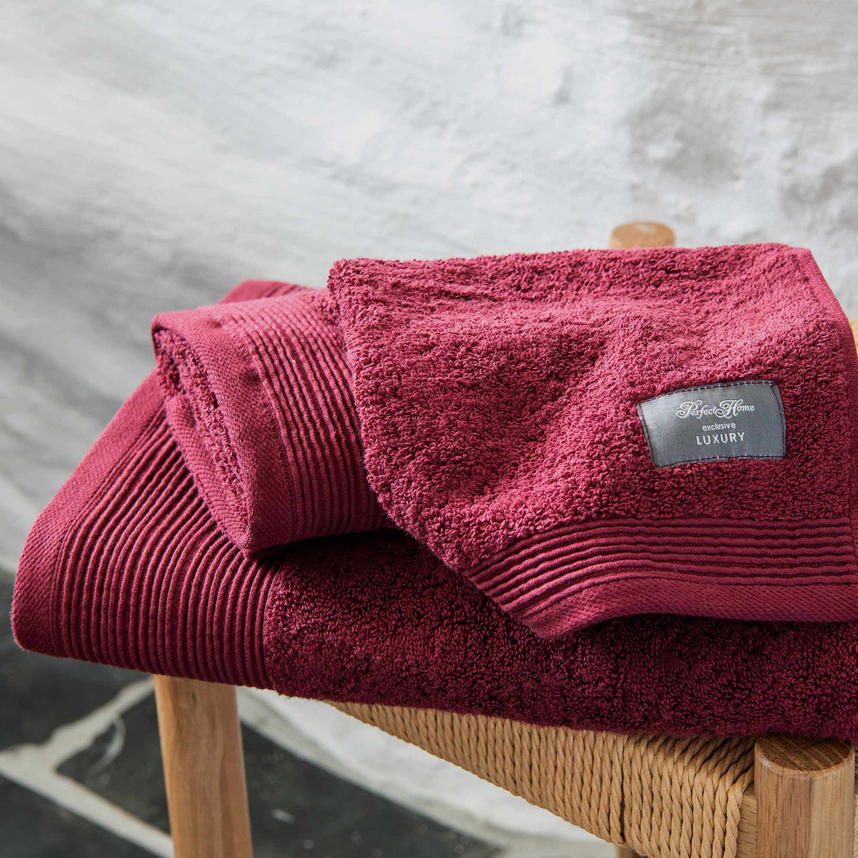 Luxury Burgundy handduksset