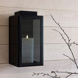 Tokyo vägglykta med färgat glas