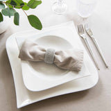 Vit Lilja djup tallrik 4 st