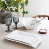 Vit Lilja serveringsfat 2 st